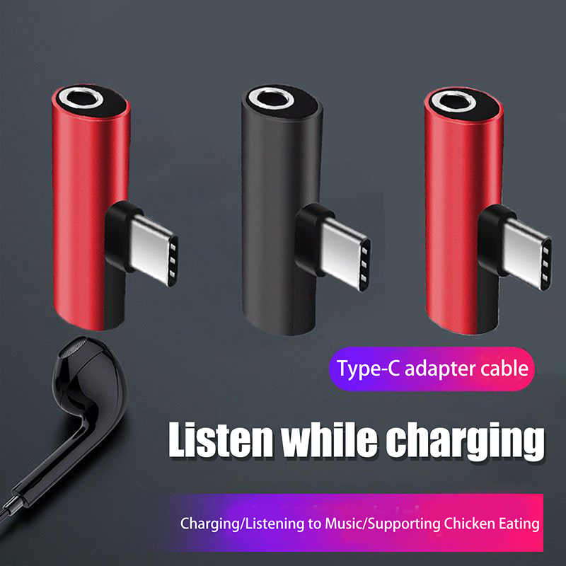 محول معدني من نوع USB-C إلى مق - مراجعة Earphone Splitter Jack وسعره