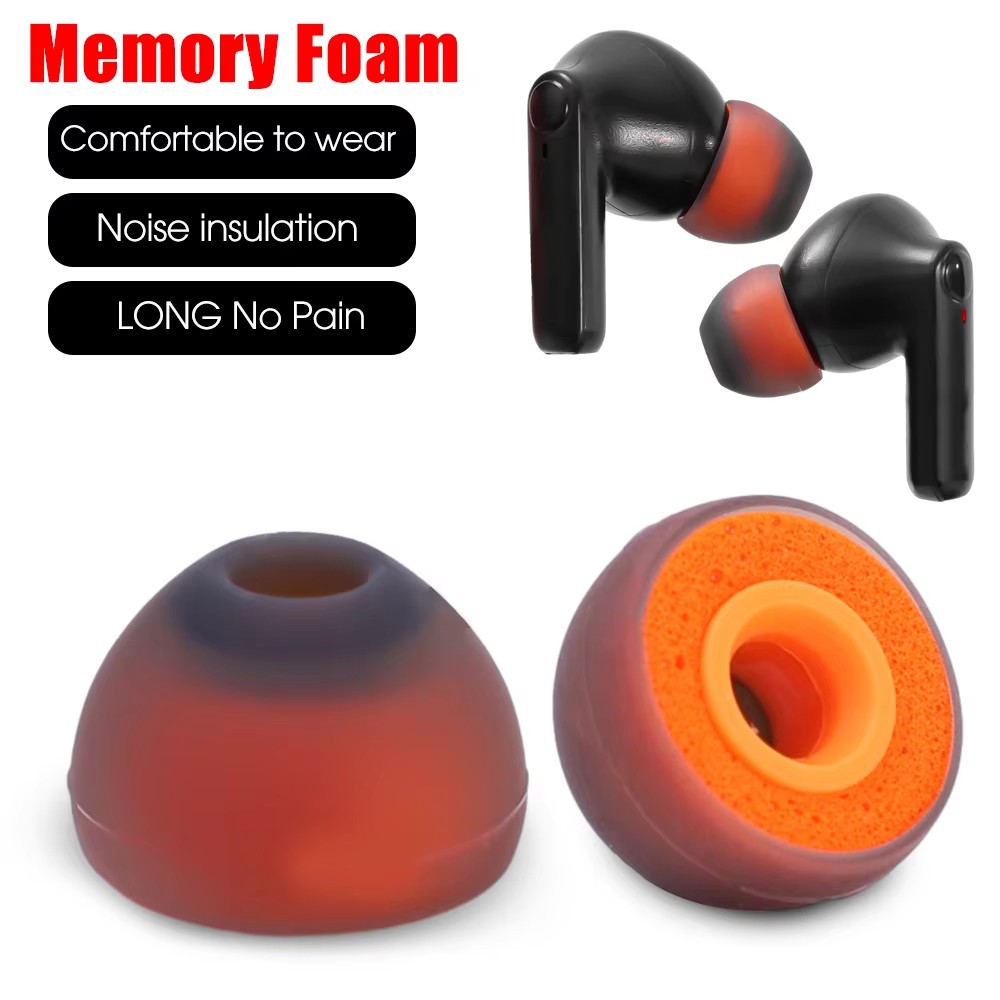 سدادات أذن بديلة من السيليكون  - مراجعة Earphone Foam Tip وسعره