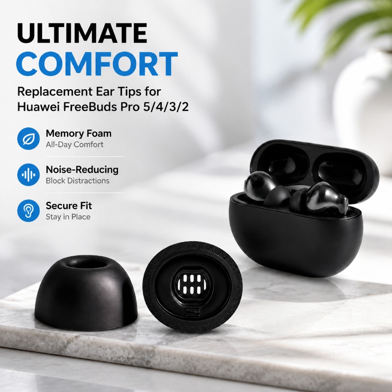 أغطية أذن من الفوم ذو الذاكرة  - مراجعة Earphone Foam Tip وسعره